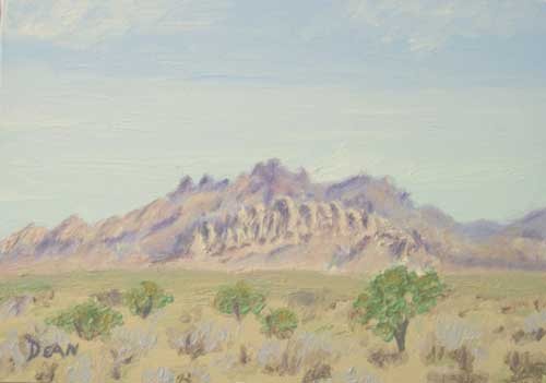 Sacred Mountains - oil on canvas